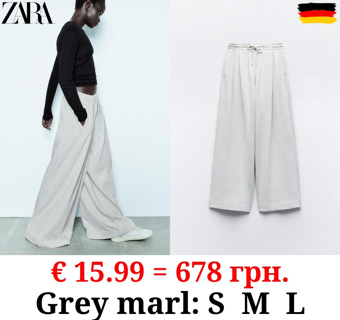 BROAD PLUSH TROUSERS