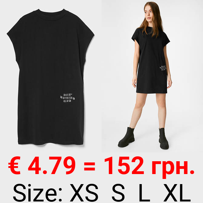 CLOCKHOUSE - T-Shirt-Kleid - Bio-Baumwolle
