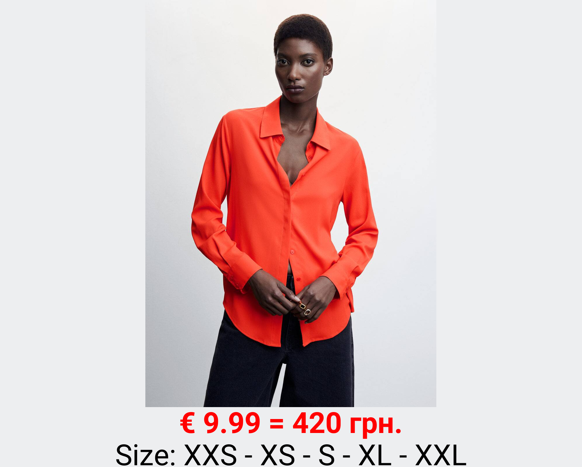 Camisa fluida botones