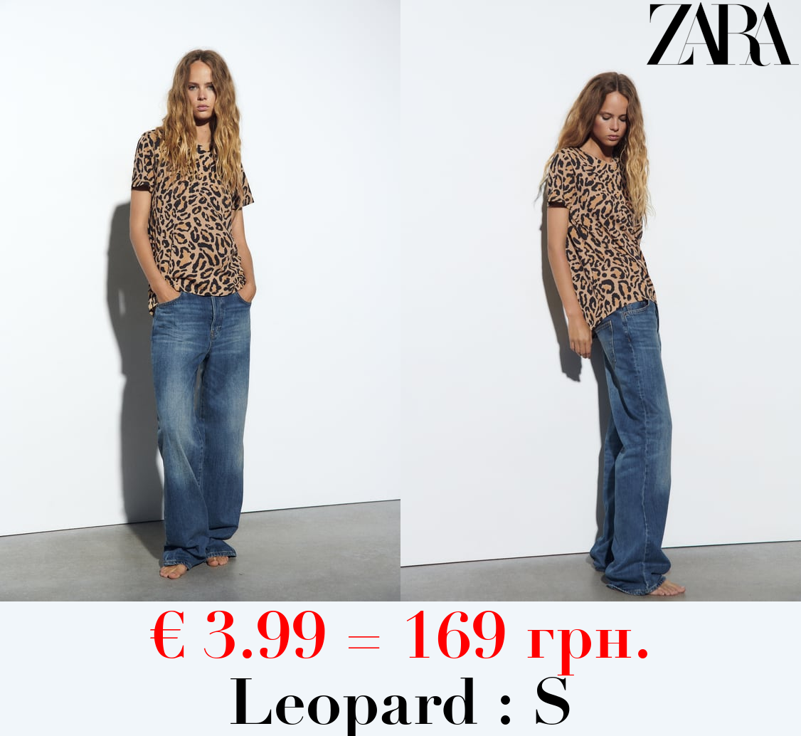 BASIC T-SHIRT WITH ASYMMETRIC HEM