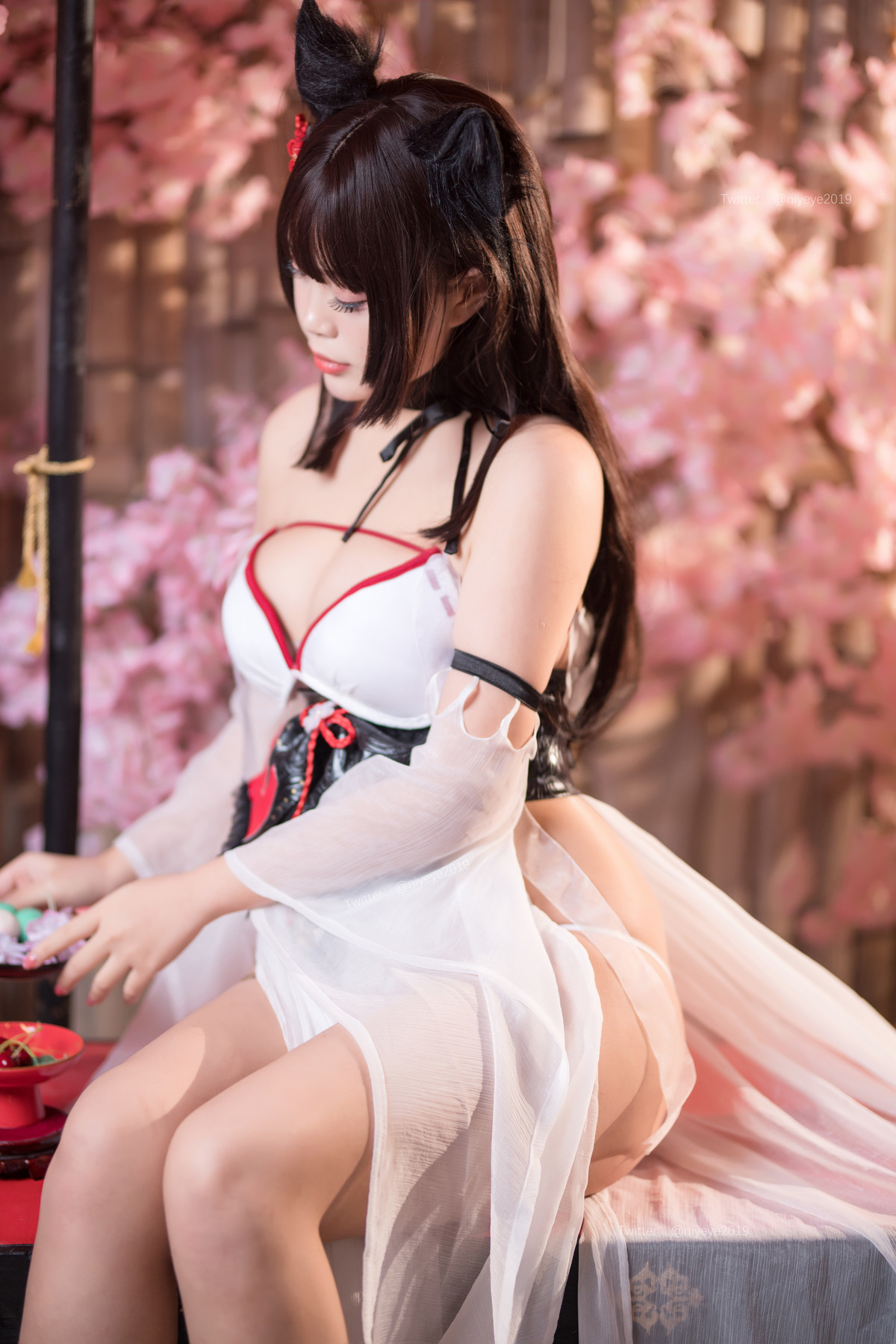 Cosplay 白烨 湿身天诚泳装 6