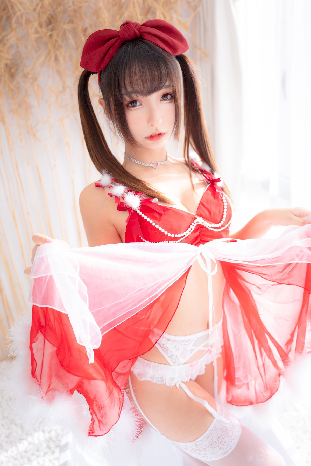 神楽坂真冬 Cosplay 天使への願い 49