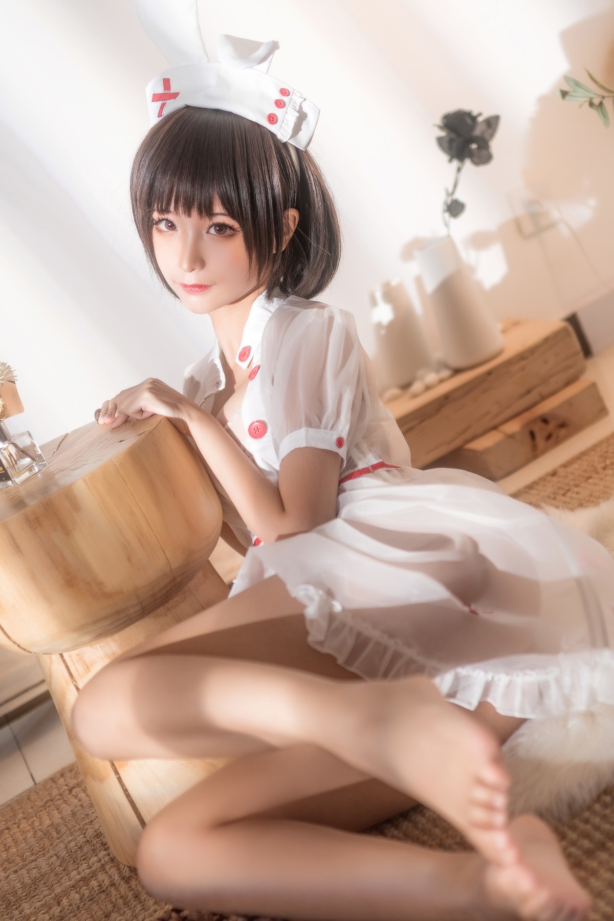 Cosplay 蠢沫沫 Chunmomo 透明护士 17