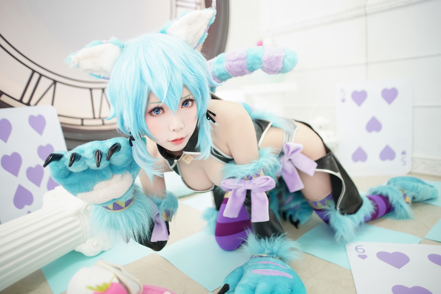 Cosplay ElyEE子 诗乃扑克猫 2
