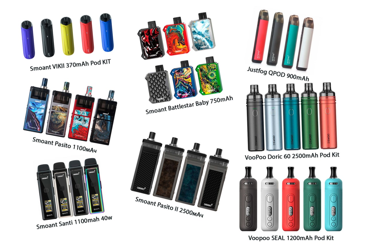 Все поды. Smoant vikii 370mah pod Kit. Vikii 370mah pod Kit красный. Smoant vikii pod Kit, 370 МАЧ. Мини Кан вейп Smoant vikii Kit.