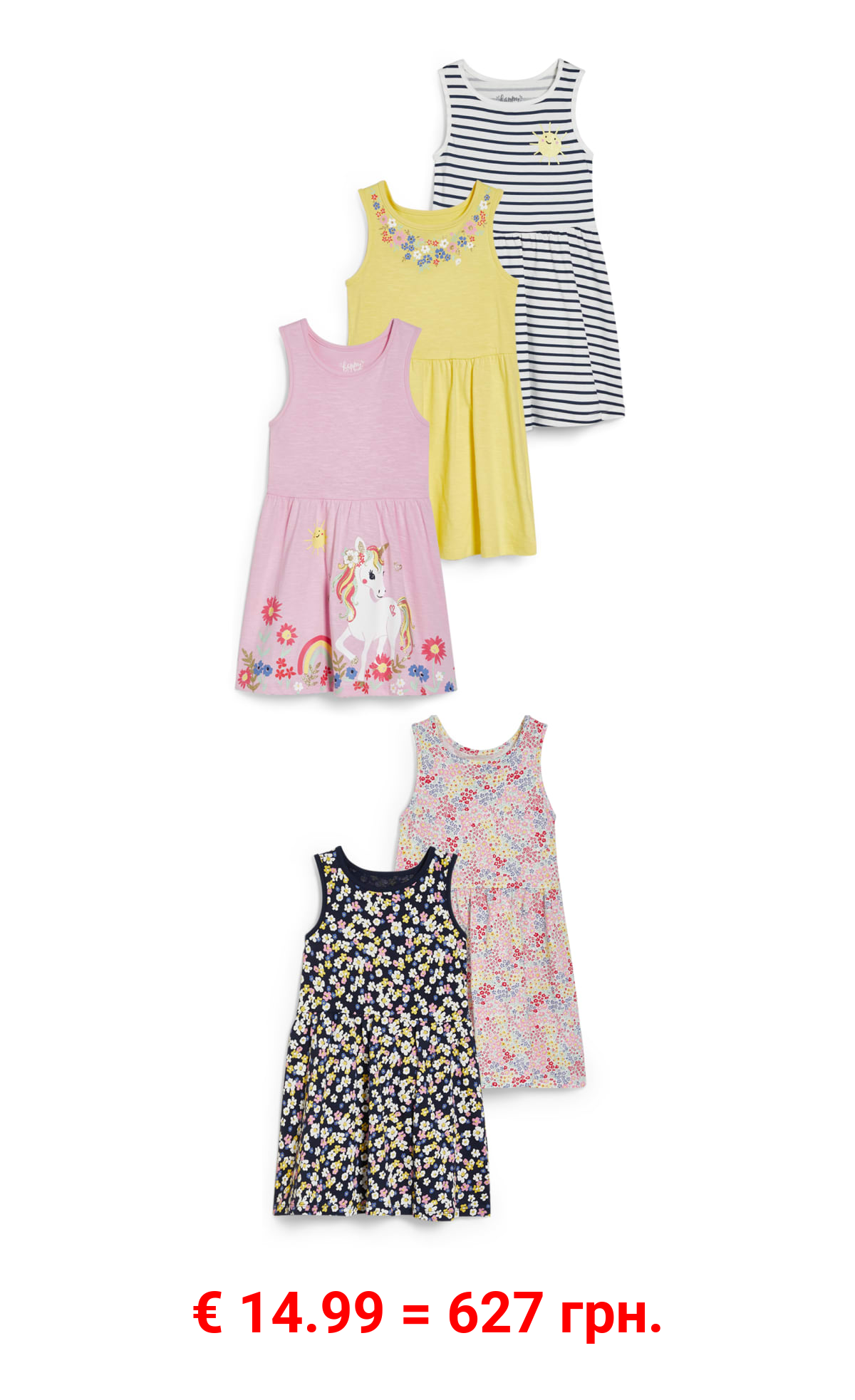 Multipack 5er - Kleid