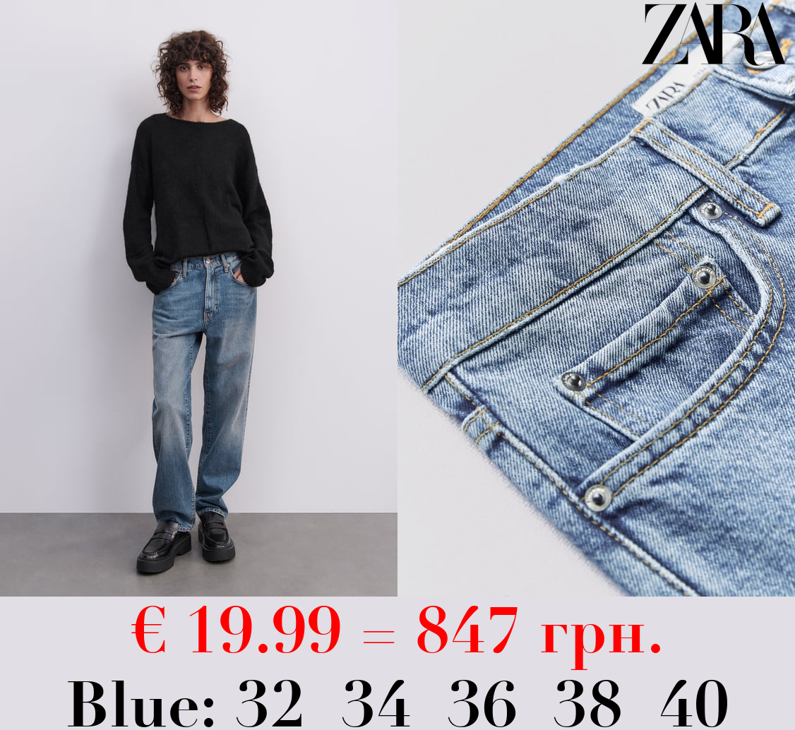 ZW SLIM-FIT MID-RISE JEANS - LIMITED EDITION