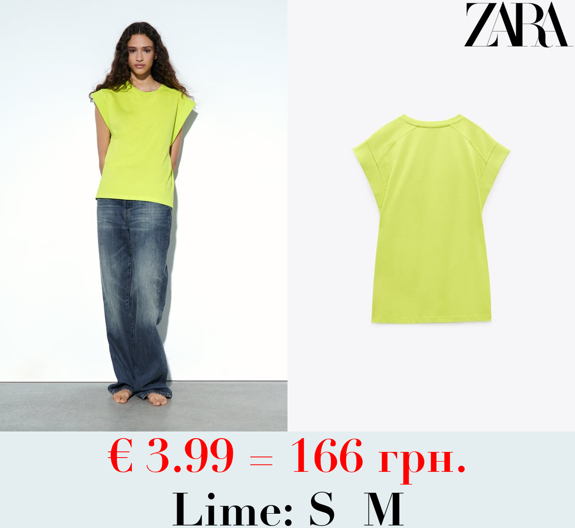 RIBBED COTTON T-SHIRT