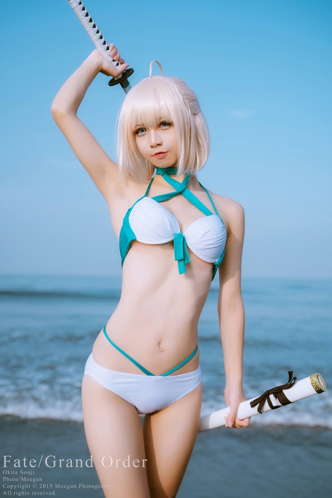 Cosplay [沖田凜花Rinka] 沖田総司 水着ver. (Fate Grand Order) 13