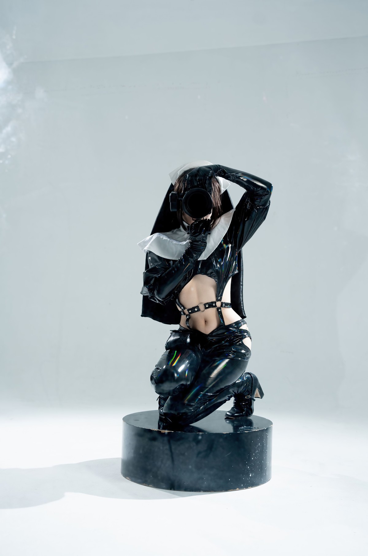 Cosplay 花铃 漆皮修女 13