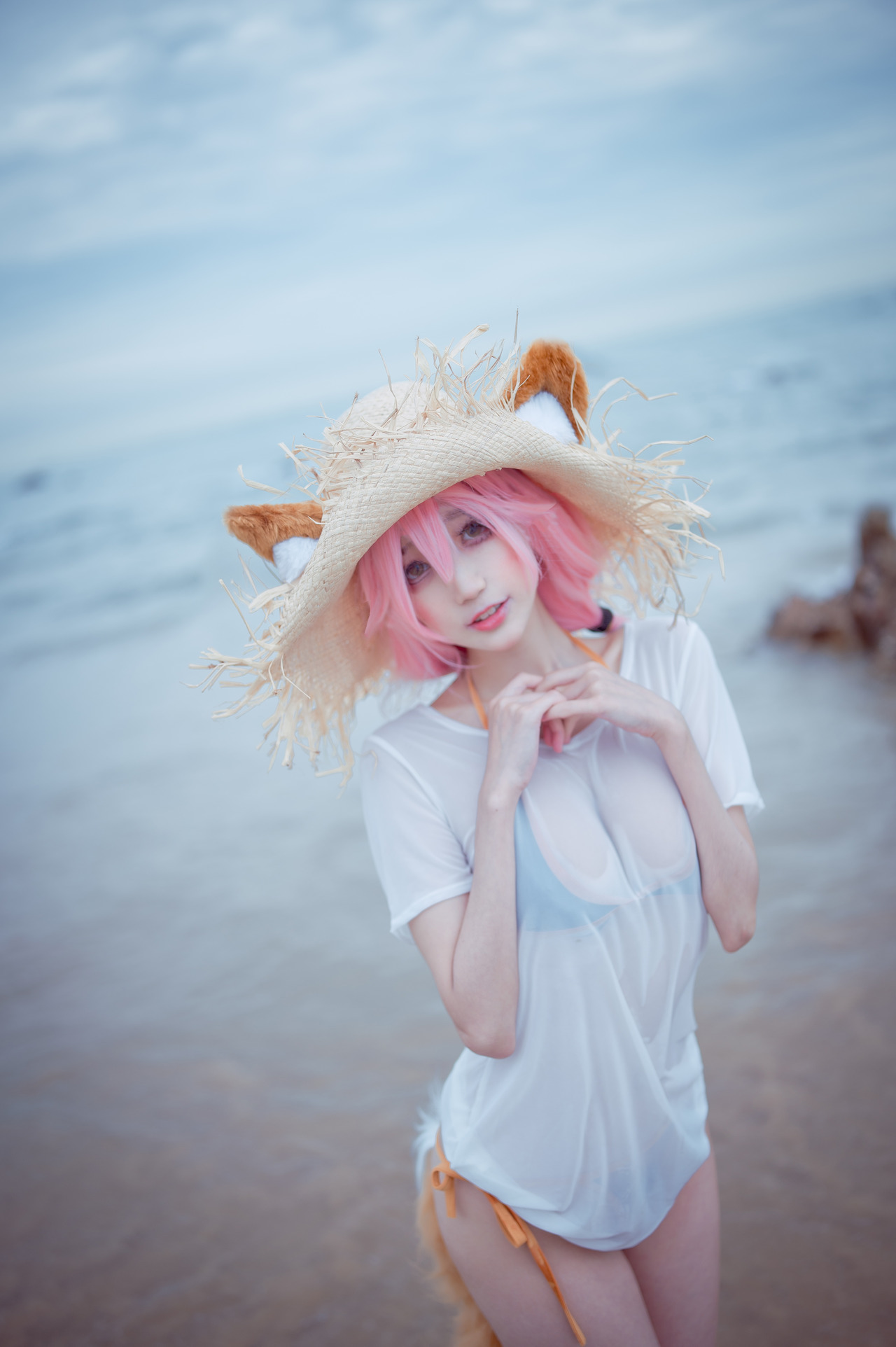 [周叽是可爱兔兔] No.032 小玉泳装 Tamamo no mae 20