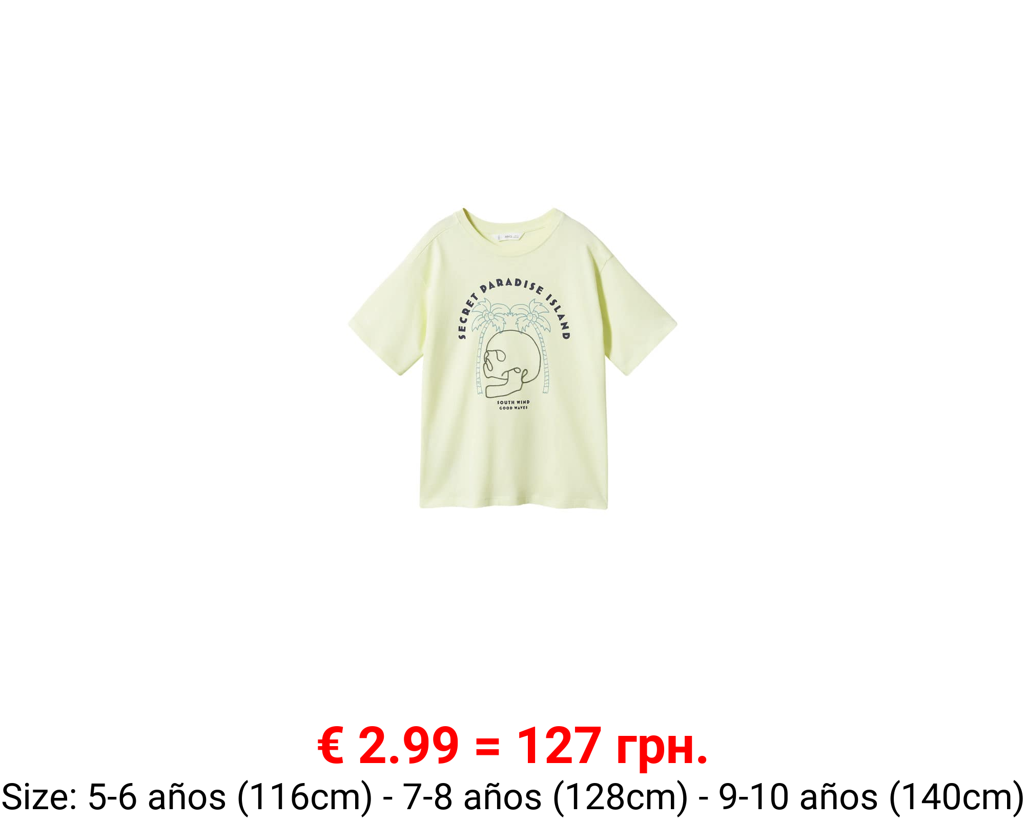 Camiseta estampada algodón