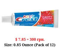 Kid’s Crest Cavity Protection Sparkle Fun Toothpaste .85 Ounce (12 Pack) | Sparkle Fun Flavor with Fluoride | Travel Size Anticavity Paste (B07NBR4LCB)