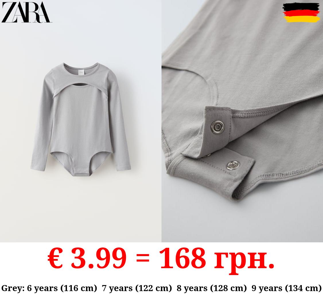 CUT-OUT BODYSUIT TOP