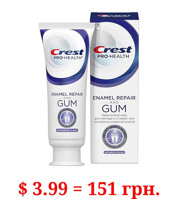 Crest Pro-Health Gum and Enamel Repair Toothpaste, Intensive Clean, 3.7 oz