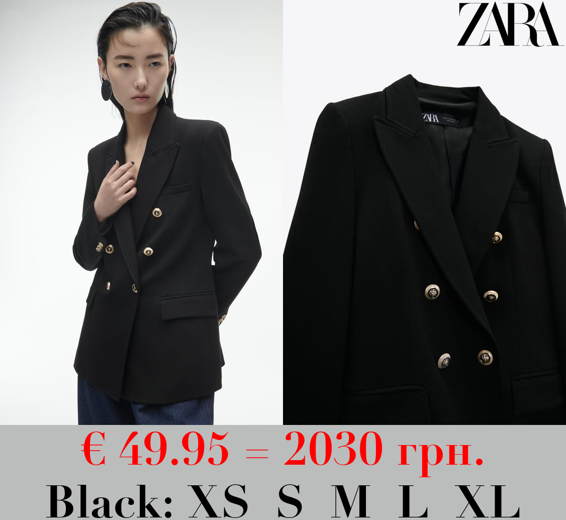 TAILORED DOUBLE-BREASTED BLAZER