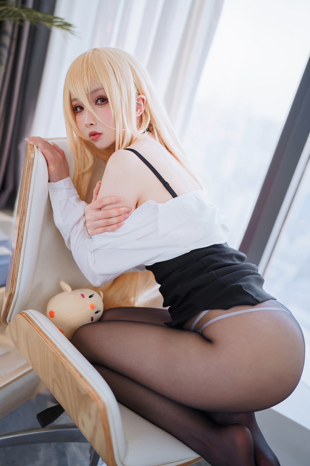 Cosplay rioko凉凉子 碧蓝航线 冤仇 办公室的意外 11