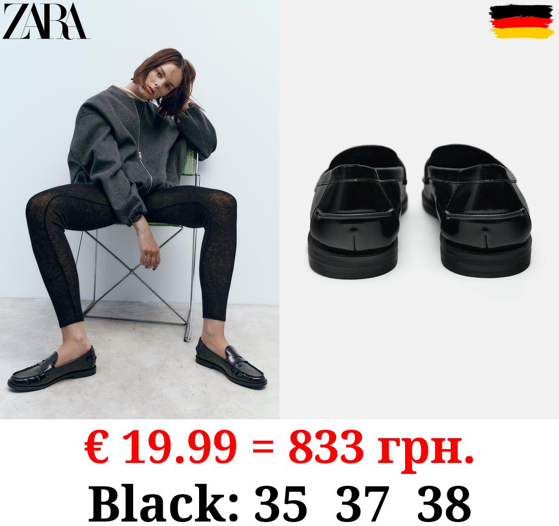 PATENT-FINISH LOAFERS