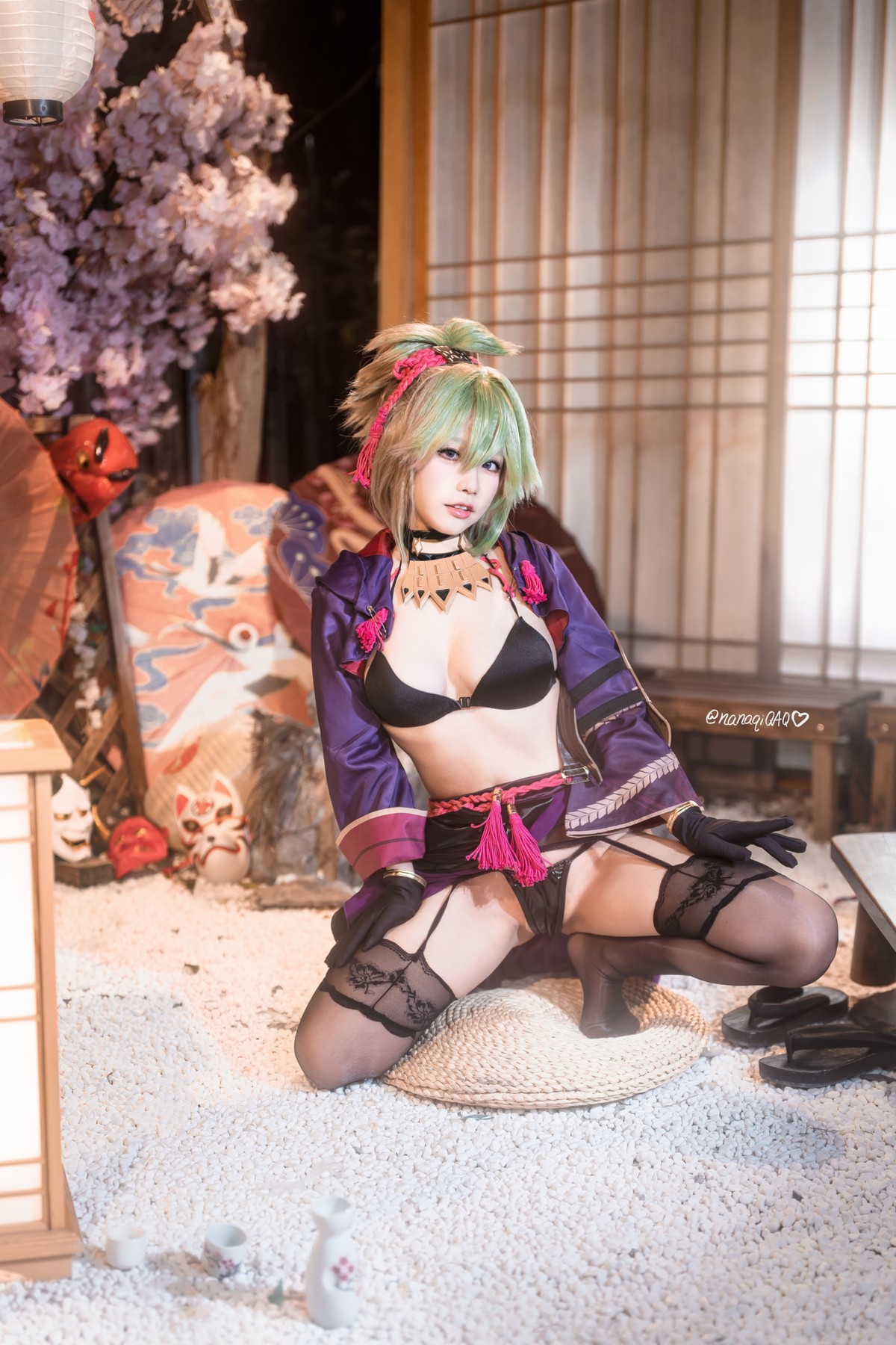 Cosplay 七七娜娜子 久岐忍同人 13