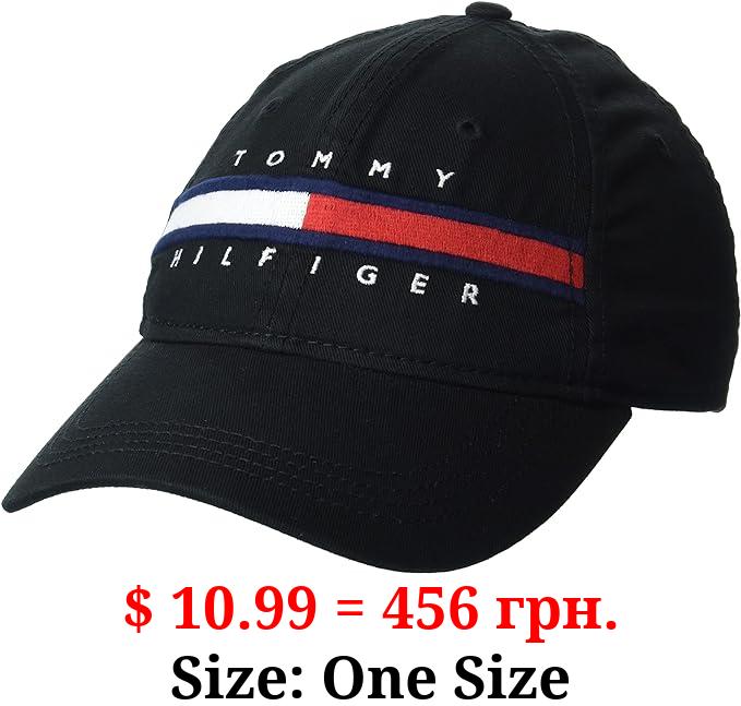 Tommy Hilfiger Men's Cotton Avery Adjustable Baseball Cap