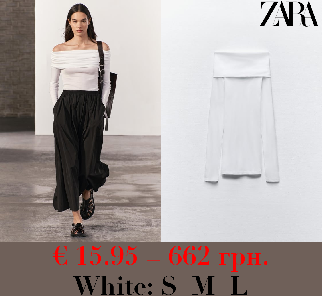 OFF-THE-SHOULDER SUPIMA® COTTON TOP