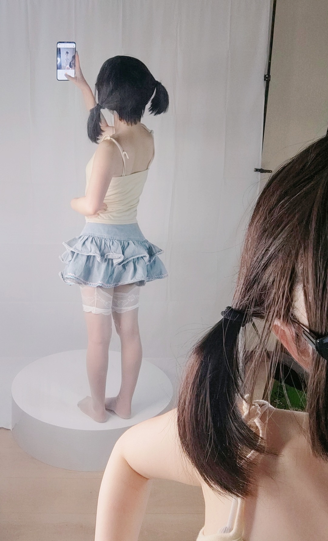 神沢永莉 绫蛋糕裙吊带袜汐 11