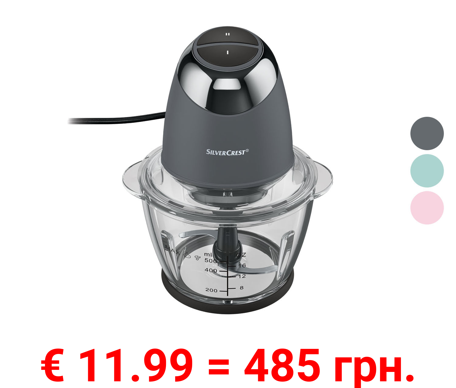 SILVERCREST® KITCHEN TOOLS Multizerkleinerer »SMZC 500 C2«, 500 W