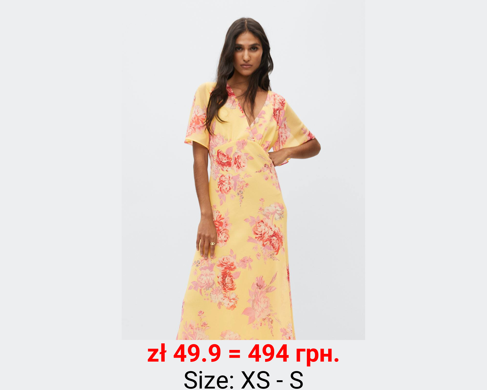 Vestido estampado flores