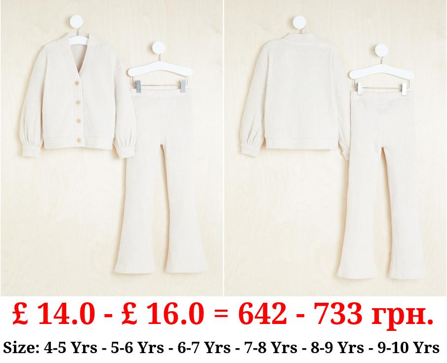 Billie Faiers Knitted Cardigan and Trousers Outfit