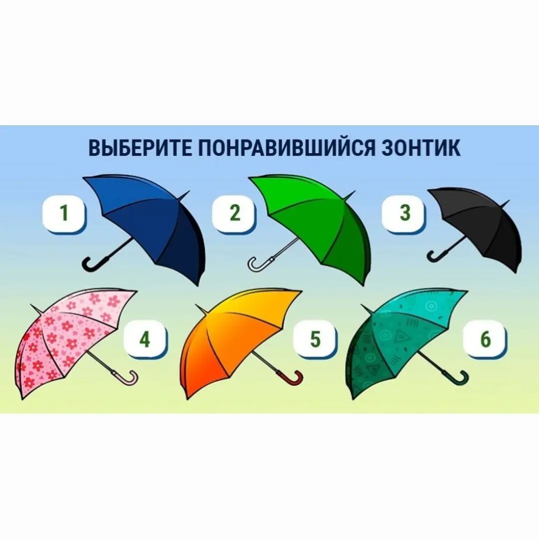 Тест зонтики
