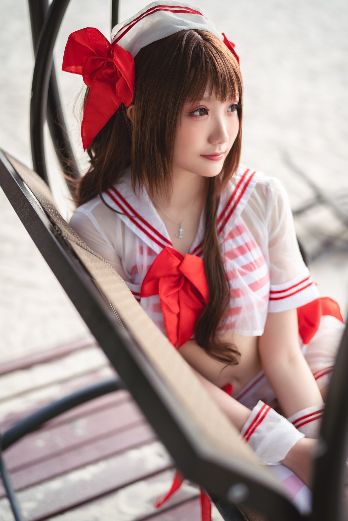 Cosplay 瓜希酱 岛村卯月 泳衣 16