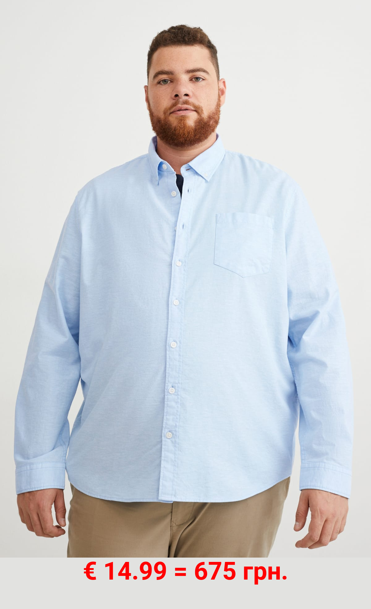 Oxford Hemd - Regular Fit - Button-down