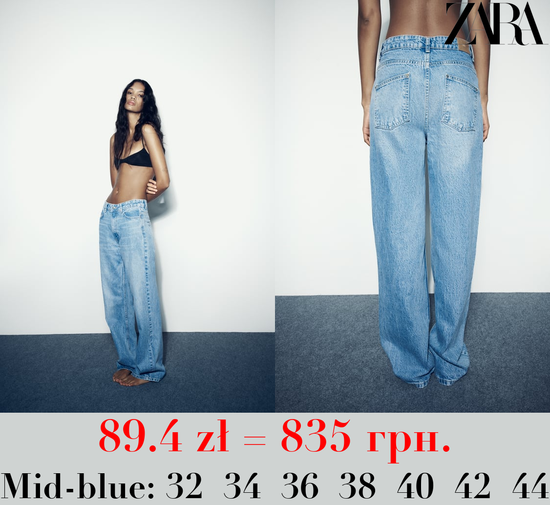 Z1975 STRAIGHT-FIT HIGH-WAIST FULL LENGTH JEANS
