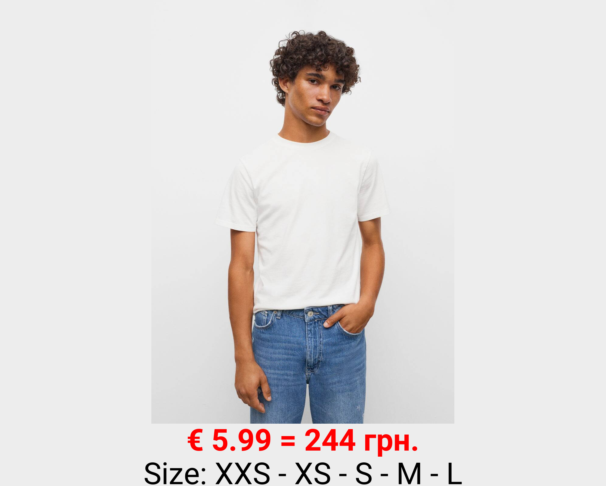 Jeans regular rotos decorativos