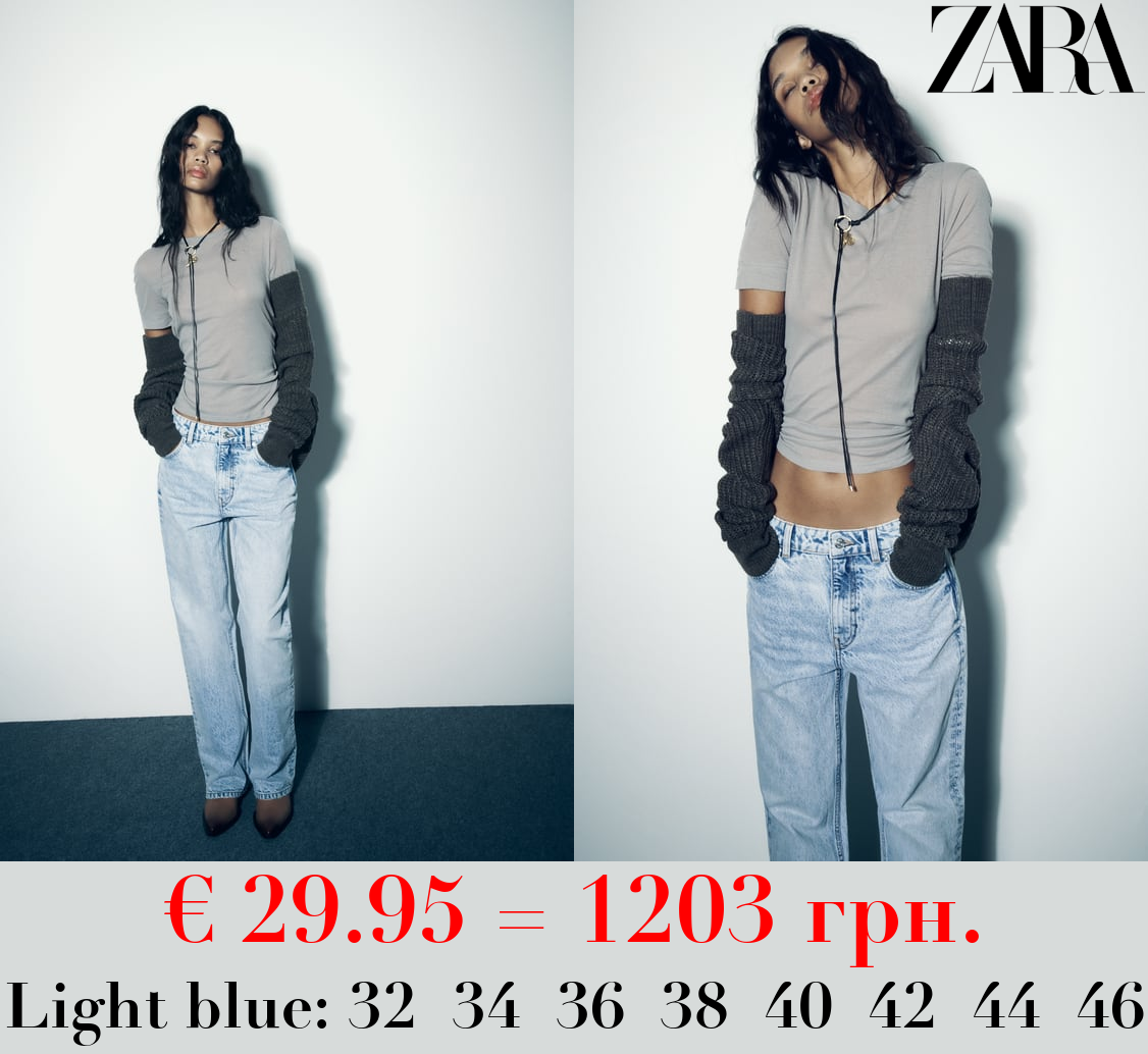 Z1975 STRAIGHT-FIT HIGH-WAIST LONG LENGTH JEANS