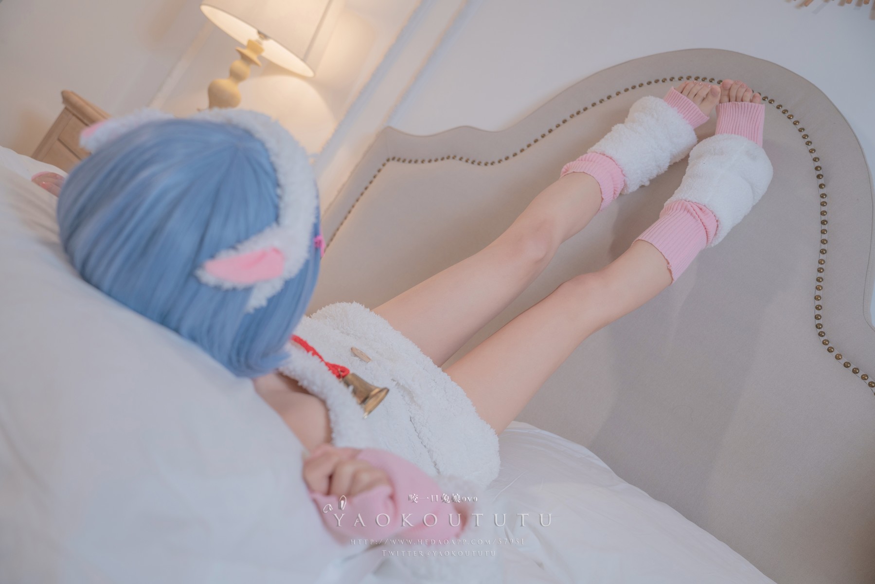Cosplay 黏黏团子兔 T3特典 蕾姆咩咩 16