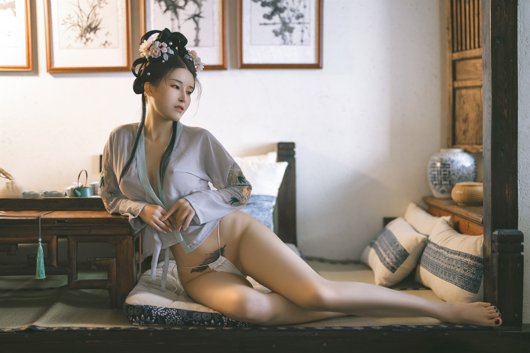 Cosplay 鹿八岁 X铁手叫兽 汉服 39