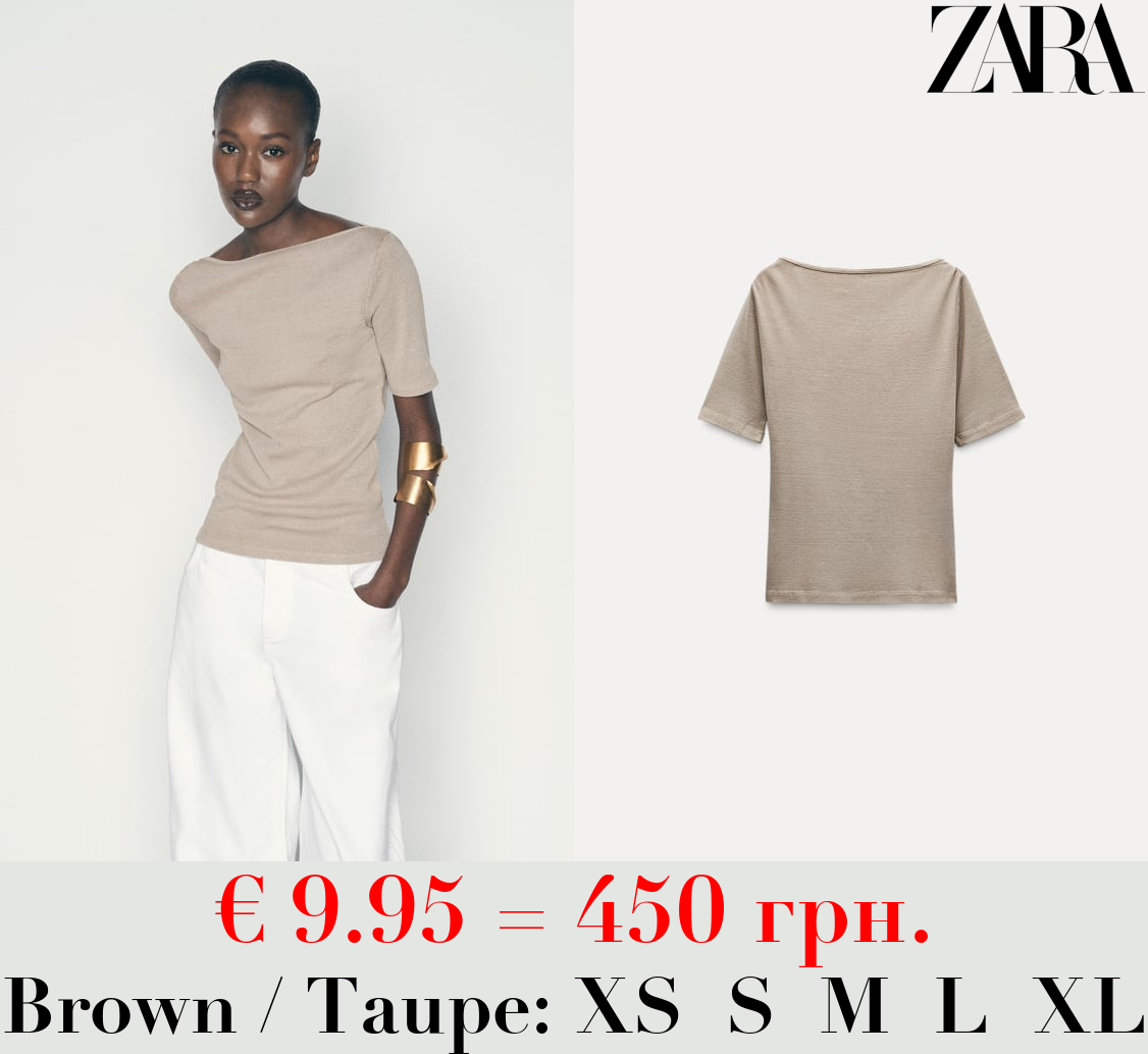 FADED COTTON T-SHIRT