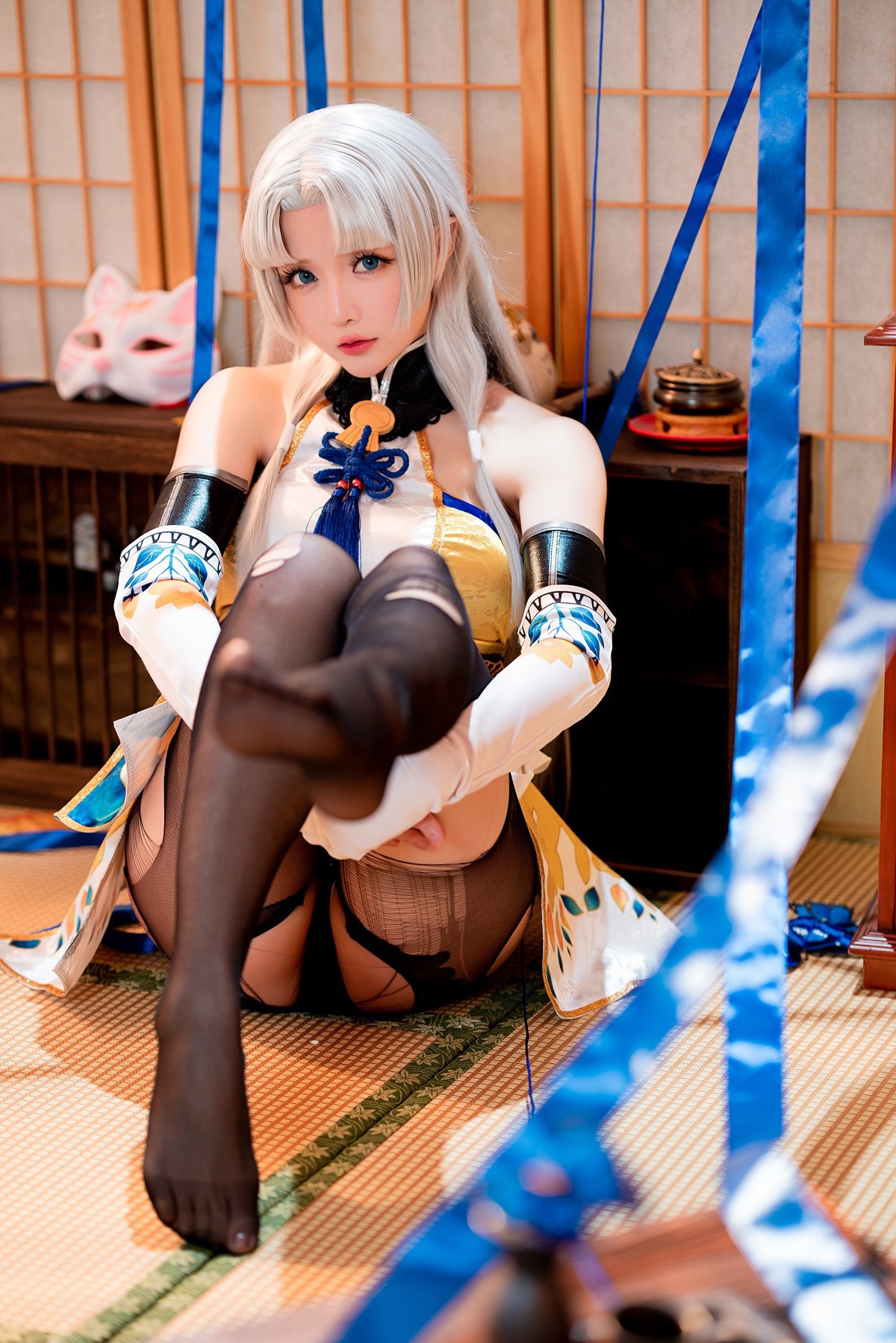 星之迟迟 Cosplay 胡桃 45