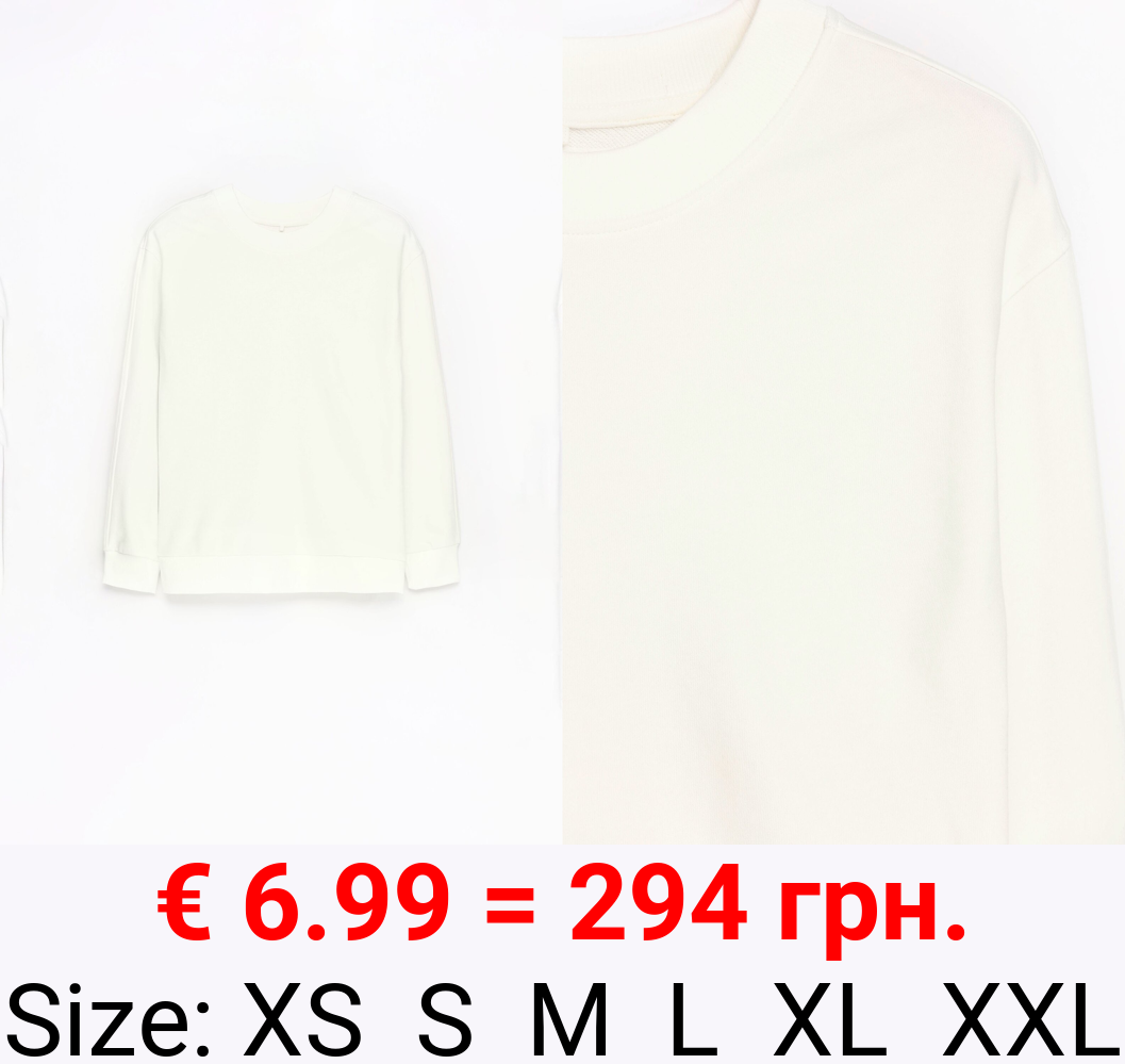 Basic tracksuit sweatshirt