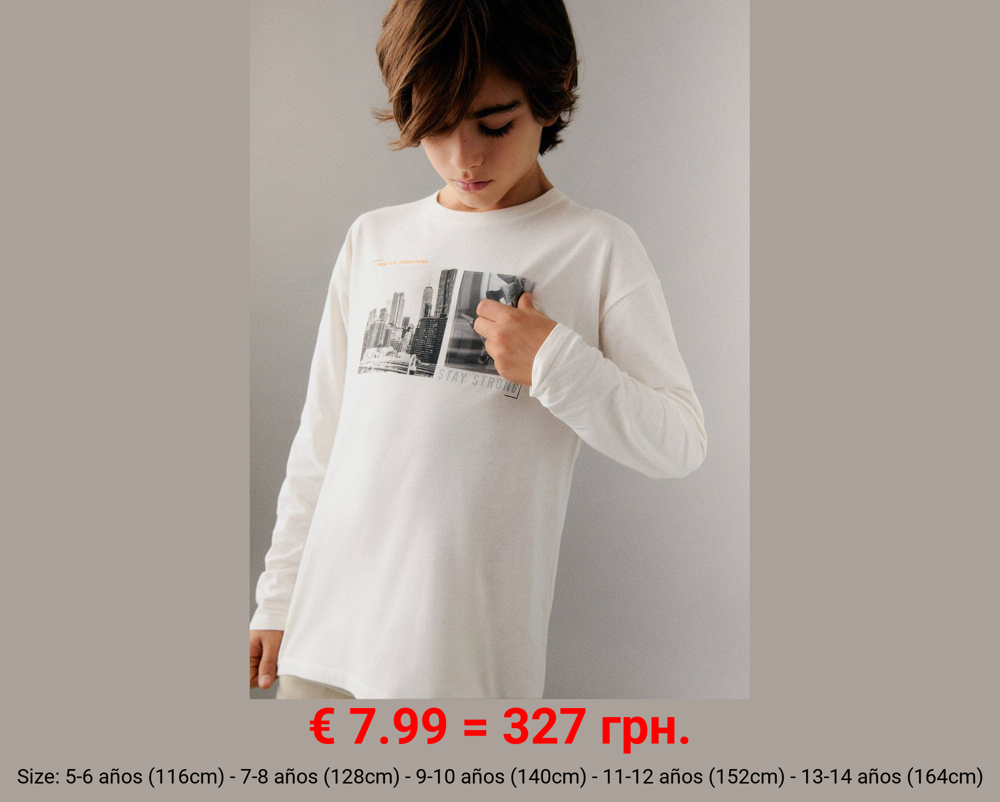 Camiseta manga larga lenticular