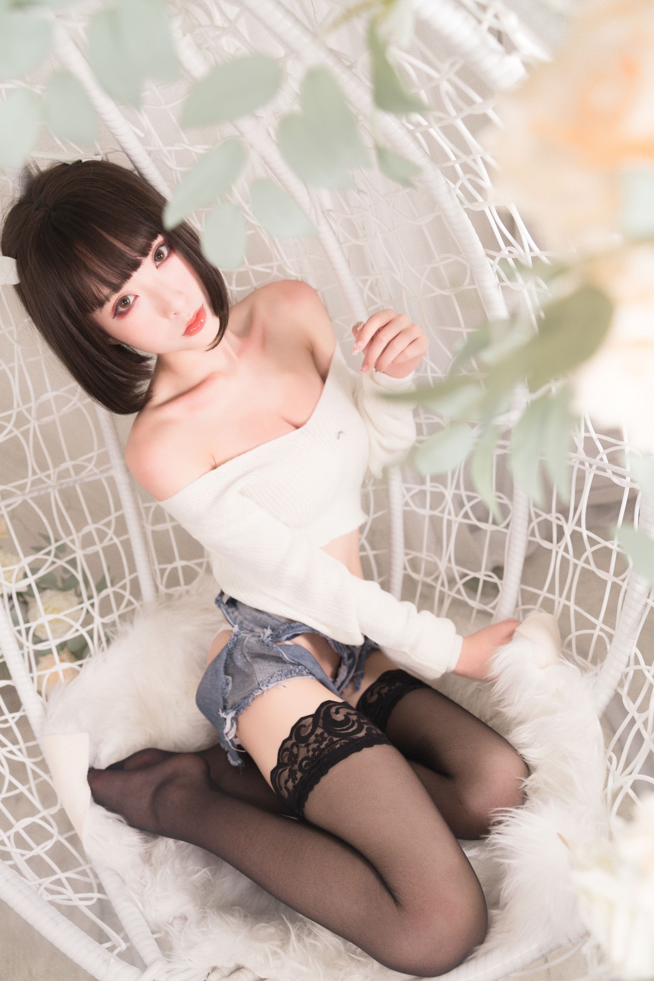 清水由乃 - 白色毛衣[32P1V309M] 16