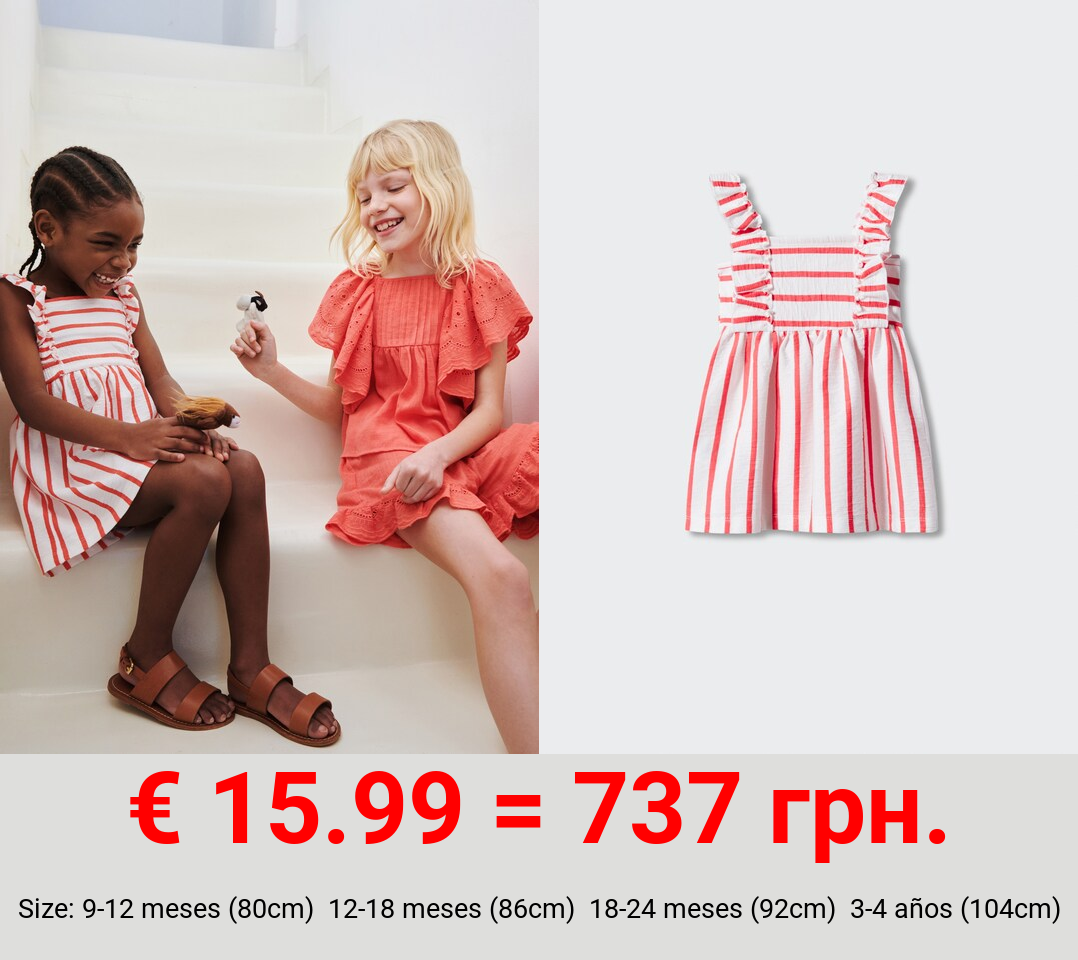 Vestido tirantes rayas