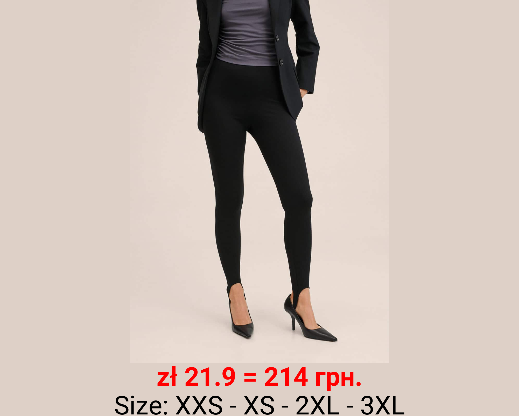 Leggings básicos fuseau 