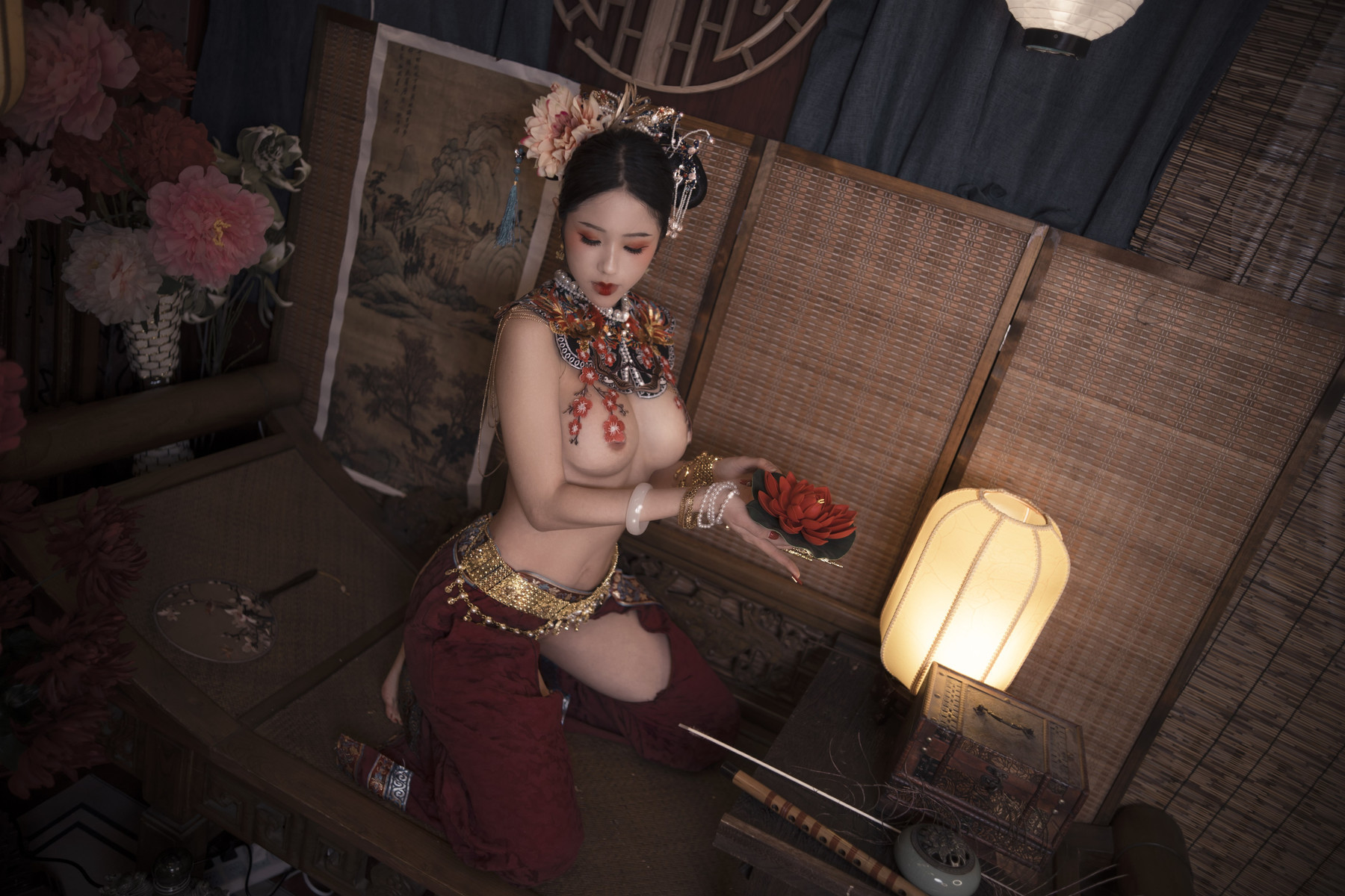 Cosplay 钛合金大粑粑 满清服饰 33