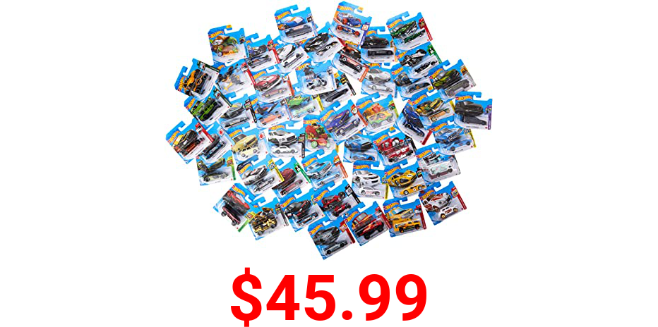 Hot Wheels Basic Car 50-Pack [Amazon Exclusive]