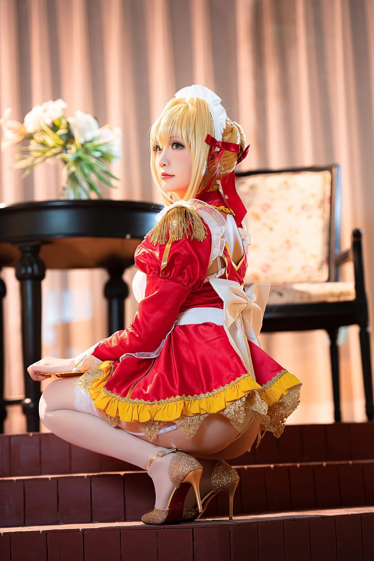 [Hoshilily 星之迟迟] Nero Claudius Maid ネロ・クラウディウス 24