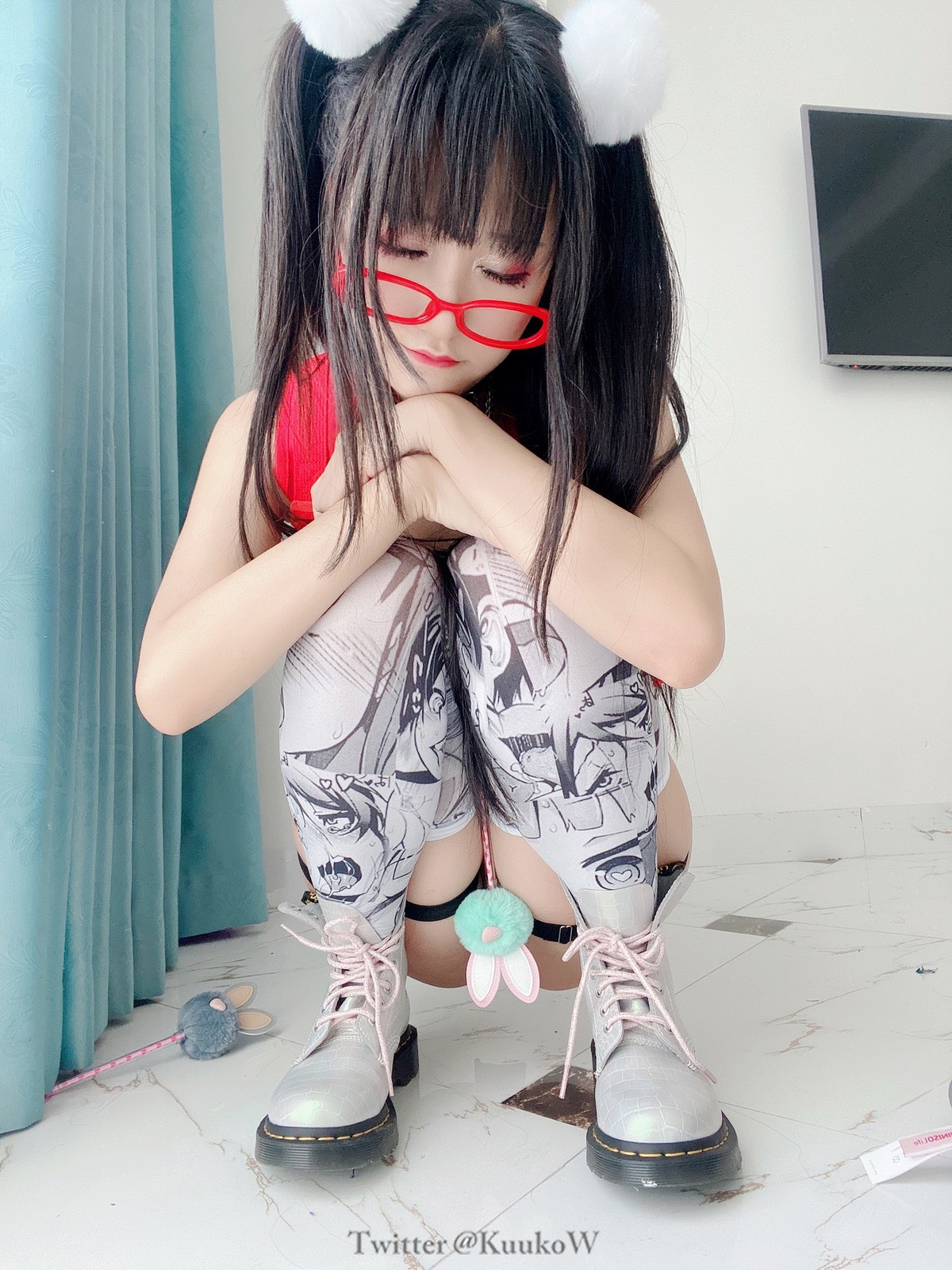 Cosplay KuukoW クー子 Megane Chan 20