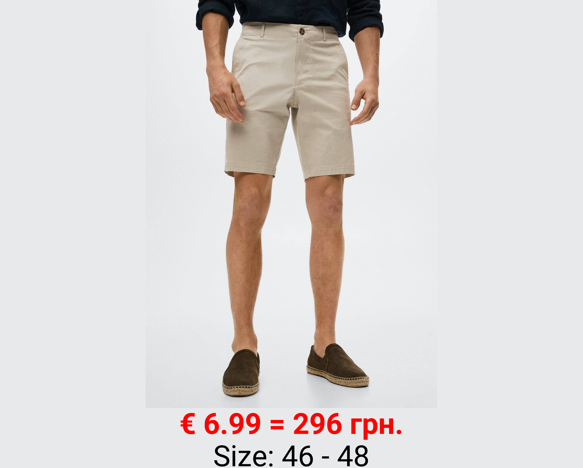 Bermudas chino algodón