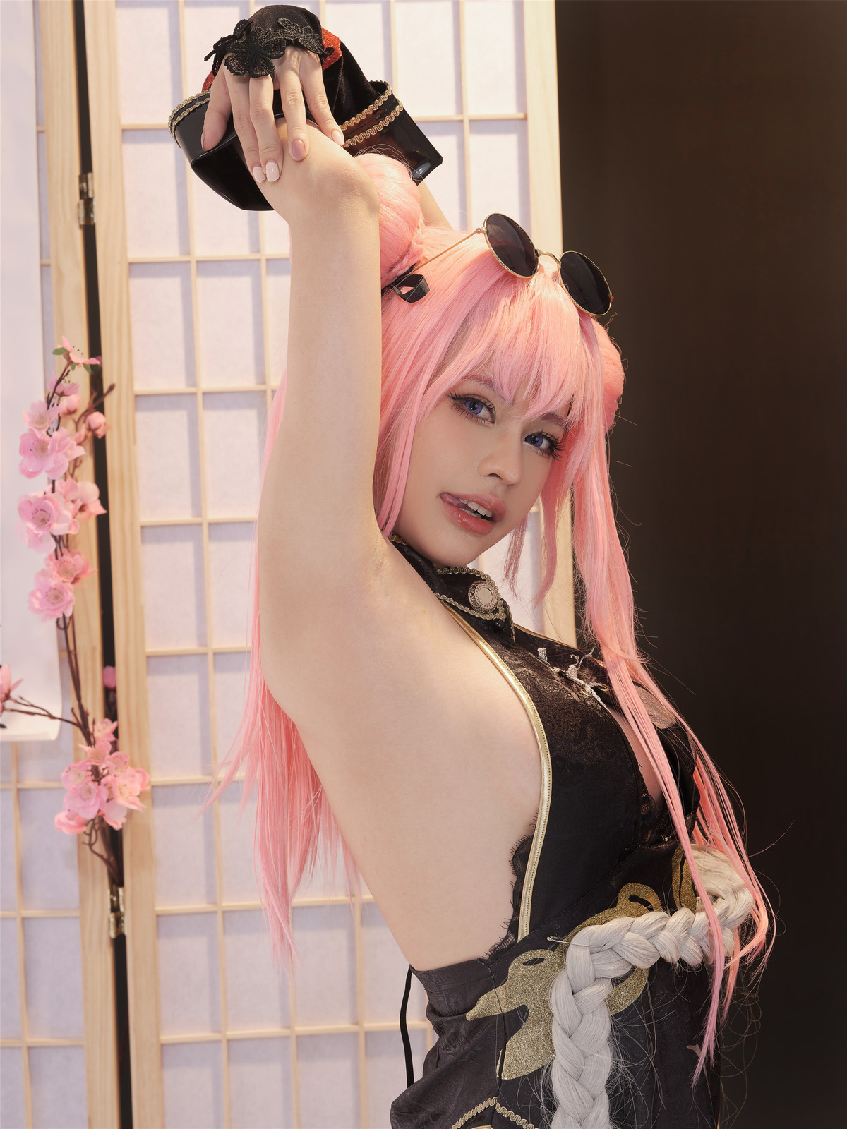 Cosplay PingPing平平 Bremerton KungFu Qipao 14